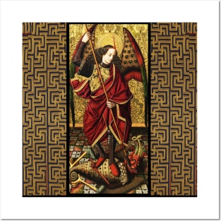 St.Michael Archangel Defeating The Devil Posters and Art